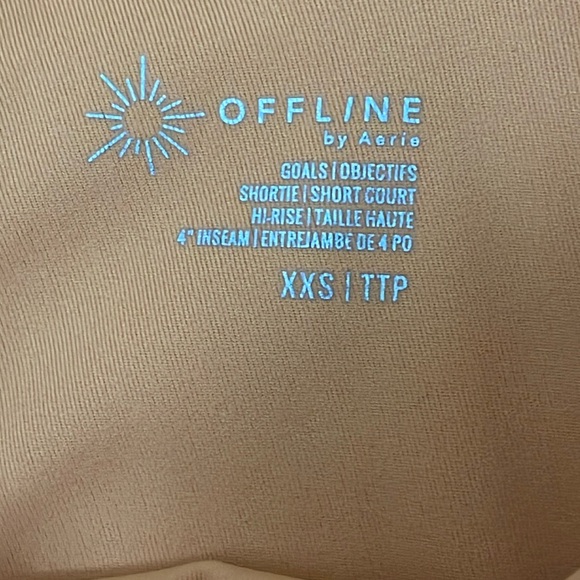 Offline by Aerie Goals High-Rise Pocket 4” Bike Short size XXS - Picture 8 of 9